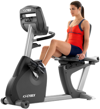 Cybex 525r Recumbent Bike - Bike Cardio (480x480), Png Download