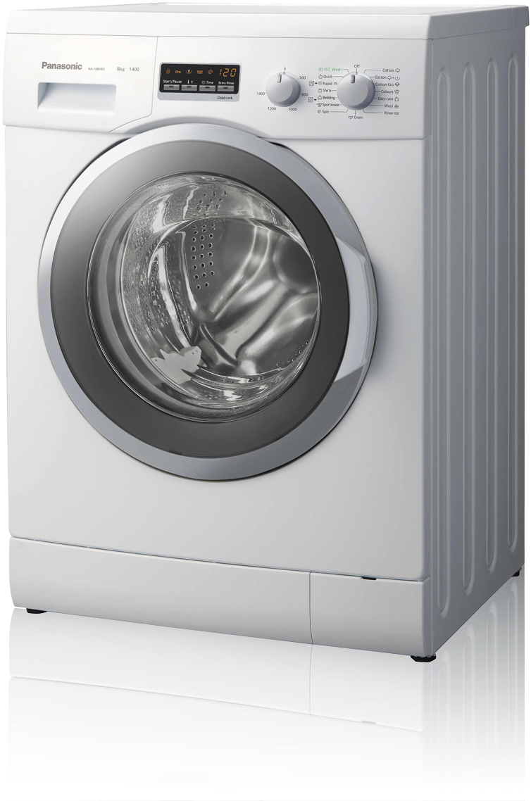 Panasonic 7kg Washing Machine 1200 Spin Speed - Panasonic Washing Machine Review (900x1146), Png Download