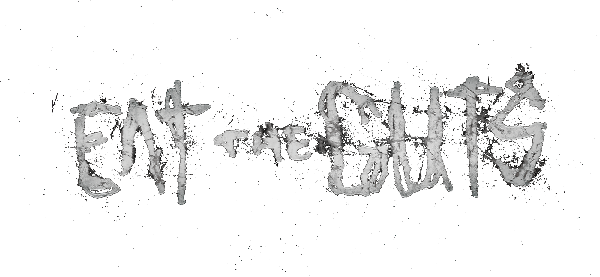 Eat The Guts - Sketch (2000x925), Png Download