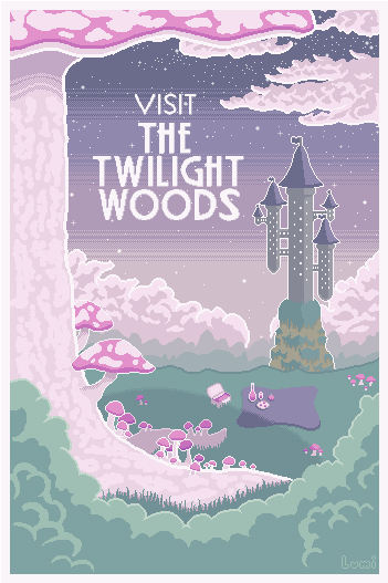 Fantasy-inspired Travel Poster~ - Poster (500x526), Png Download