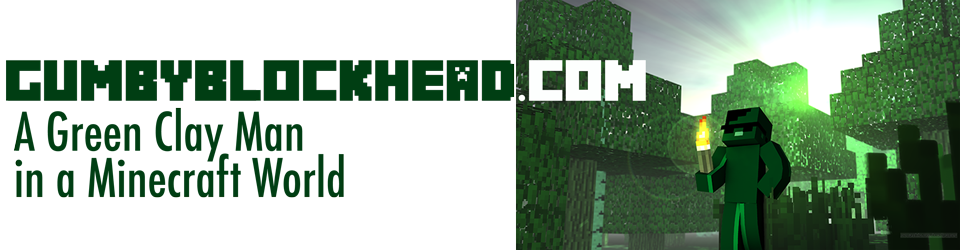 Gumbyblockhead - Com - Tree (960x250), Png Download