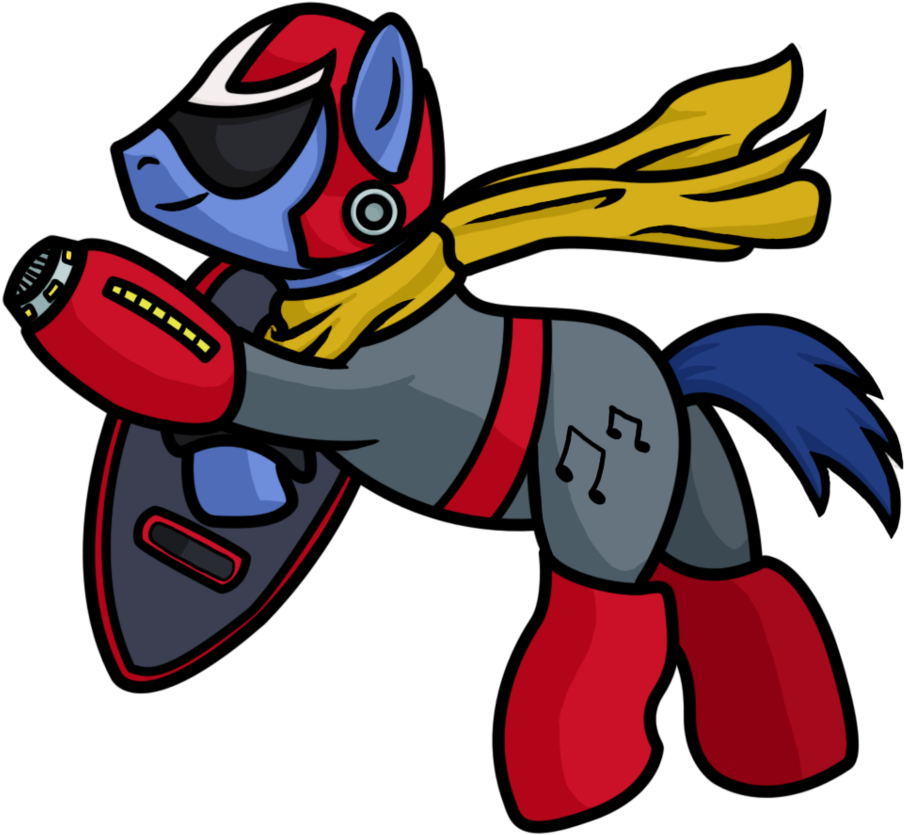 Rydelfox, Blues, Crossover, Megaman, Noteworthy, Proto - Cartoon (1160x1024), Png Download