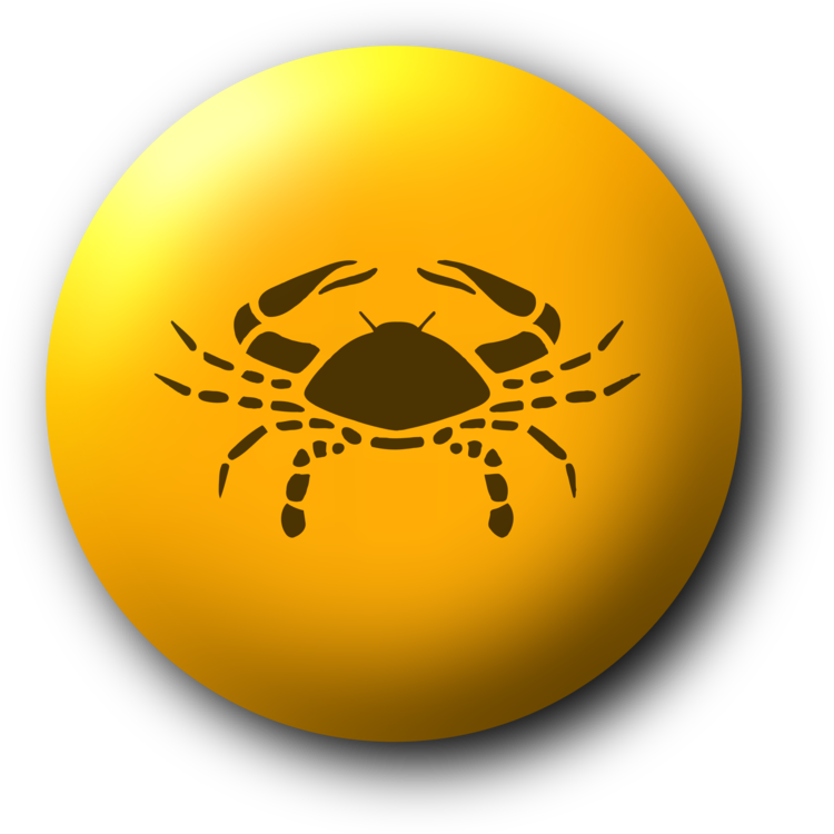 Cancer Zodiac Astrological Sign Horoscope Astrology - Zodiac Sign Of Cancer (750x750), Png Download