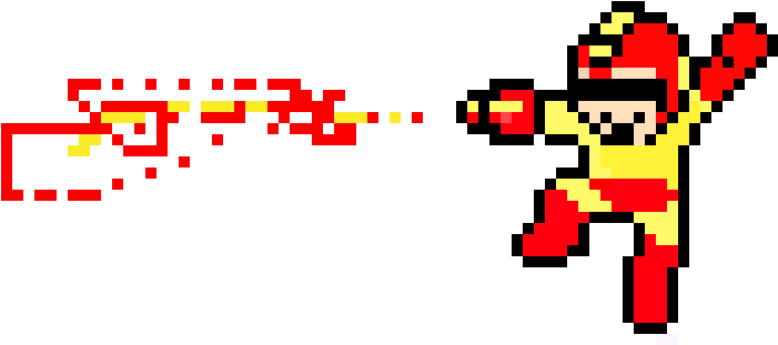 Protoman - Megaman 8 Bit (800x350), Png Download