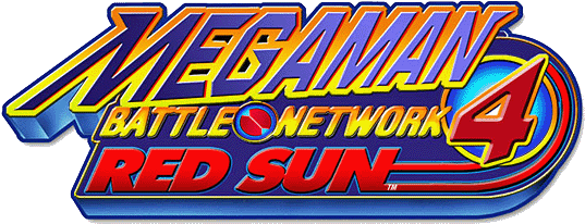 Megaman Battle Network 4 Red Sun Logo (560x230), Png Download