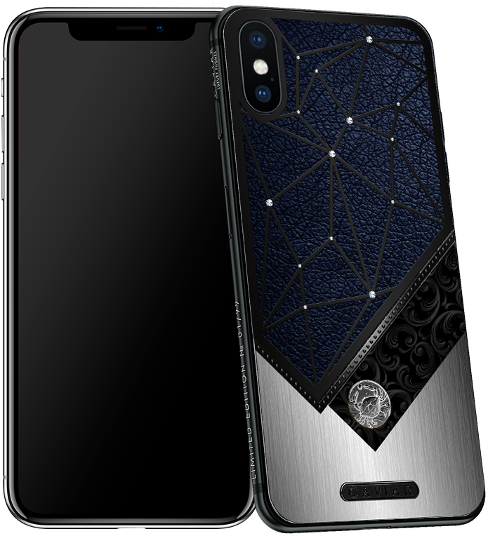 Iphone X With Cancer Horoscope Symbol - Scorpio (790x909), Png Download