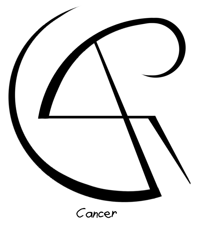 “cancer” Zodiac Sigil Requested By Anonymous - Zodiac (750x750), Png Download