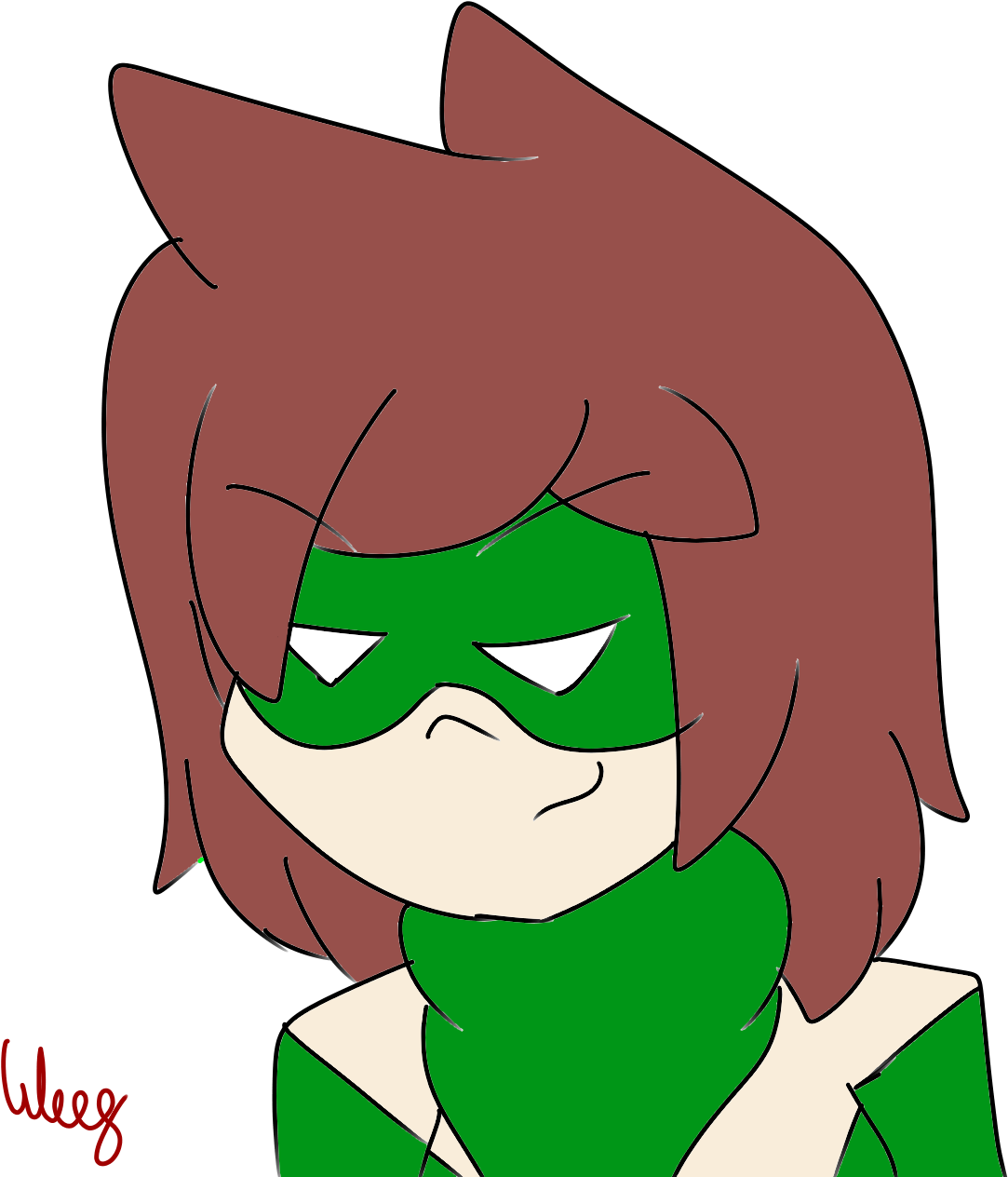 An Unnamed Evil Version Of My Persona With A Striking - Cartoon (1280x1280), Png Download