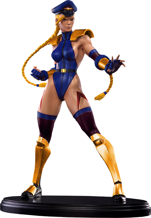 Shadaloo Cammy Player 2 Statue - Figurine (480x693), Png Download