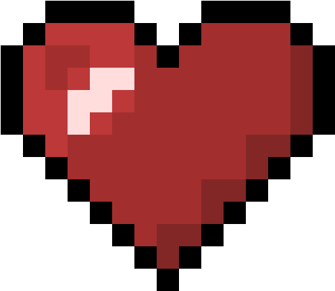 Heart - Pixel Art (1024x1024), Png Download