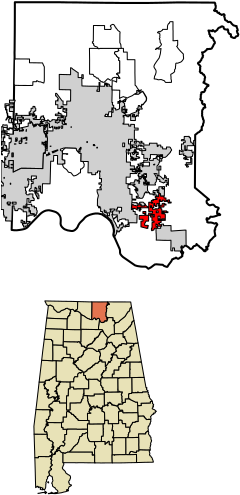 Owens Cross Roads, Alabama - County Alabama (250x514), Png Download