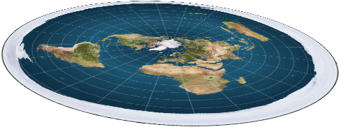 The Flat Earth Is Not Biblical Ebook Banner Free - Southern Hemisphere Flat Earth (543x543), Png Download