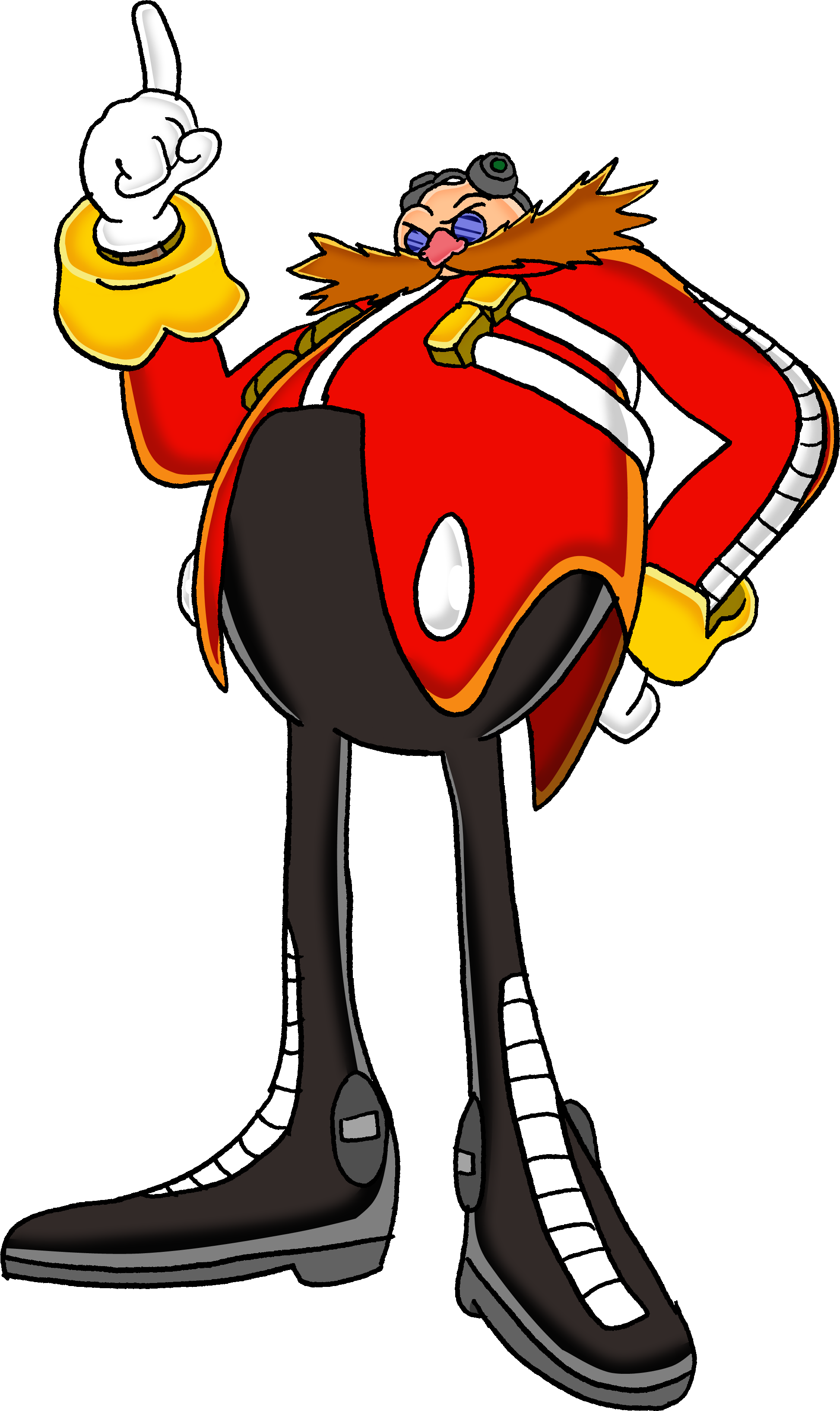 Doctor Eggman - Sonic Doctor Eggman Png (1945x3263), Png Download