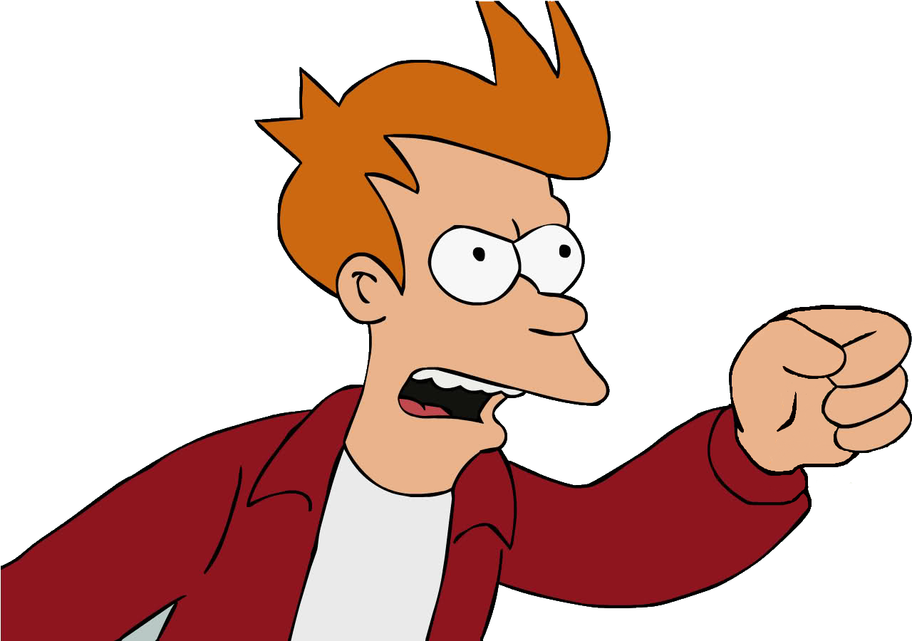 Fry Futurama Transparent (1600x900), Png Download