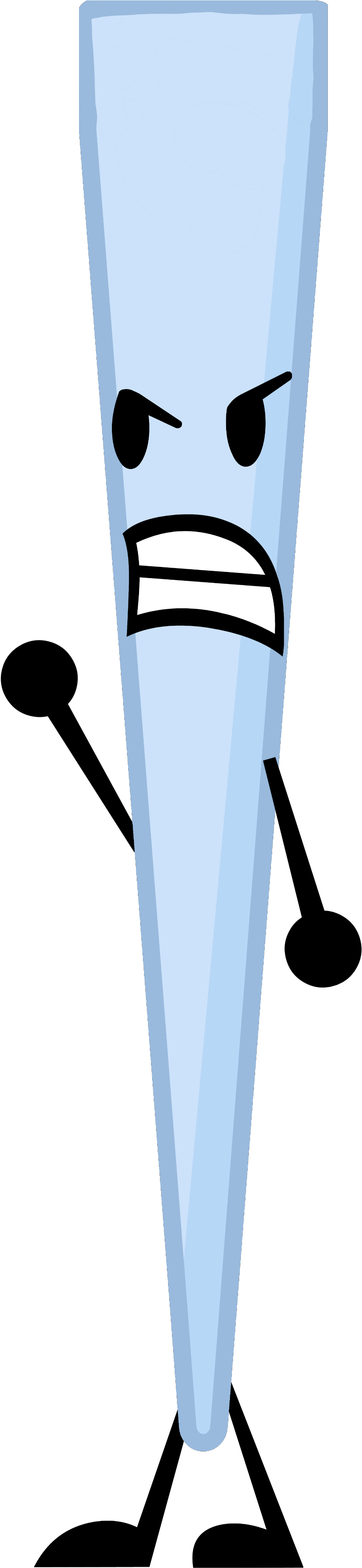 Needle Cle - Bfdi Baseball Bat (1168x4286), Png Download