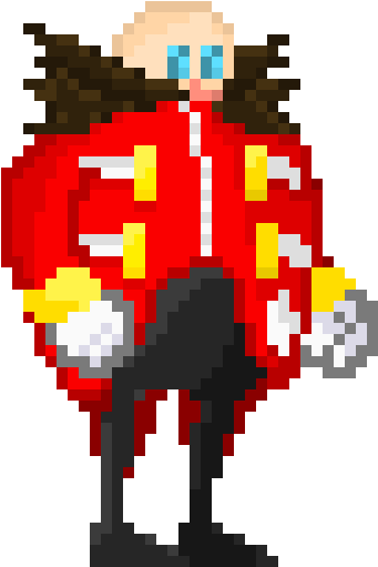 Eggman - Eggman Pixel (360x520), Png Download