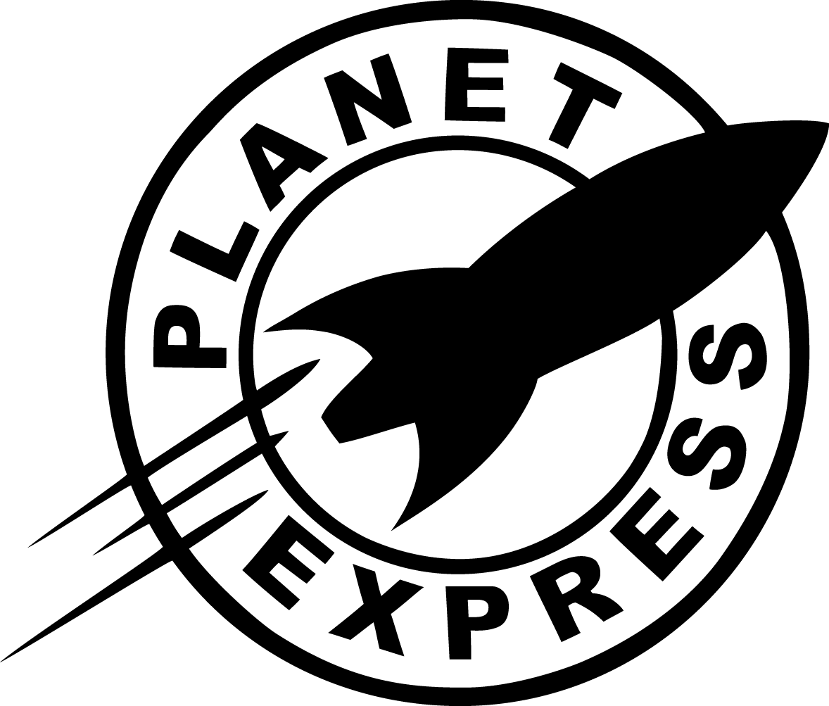 [o] "planet Express Logo" - Planet Express Logo Png (1178x1003), Png Download