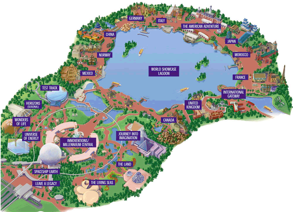@neiltyson I Visited Epcot Center Recently And Learned - Drink Around The World Map (1000x725), Png Download