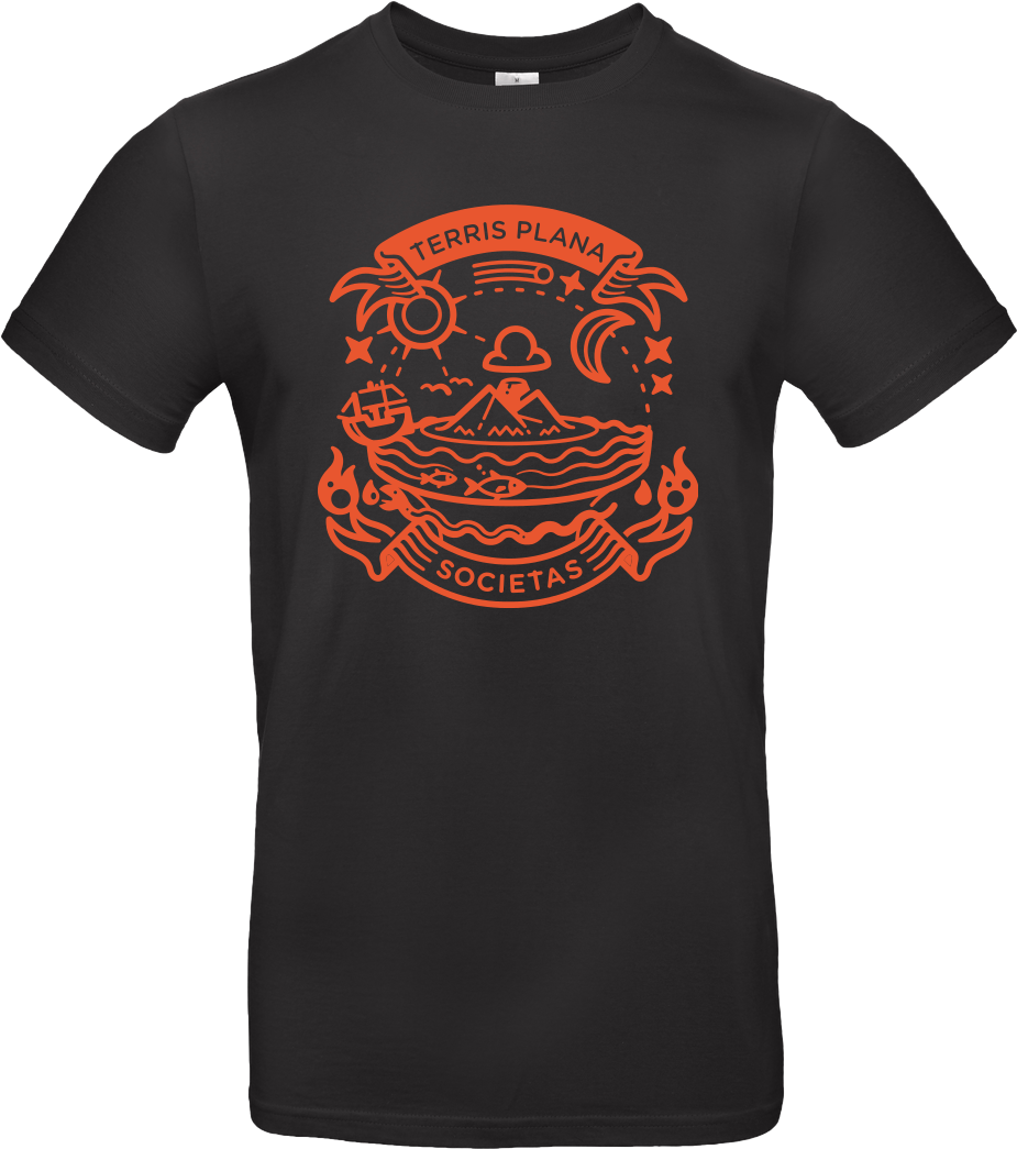 Jensmayor Flat Earth Society T-shirt B&c Exact (1044x1044), Png Download