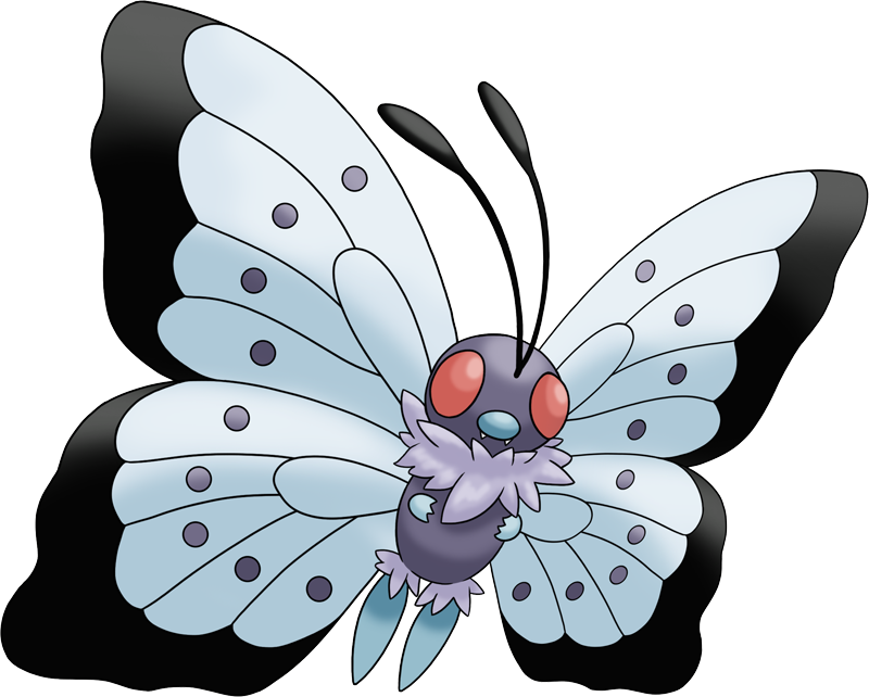 Mega Butterfree Pokédex - Pokemon Butterfree Mega Evolution (800x642), Png Download