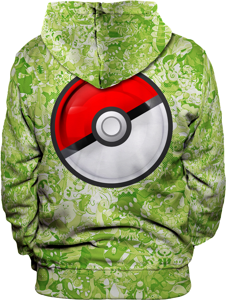 Caterpie Unisex Hoodie - Hoodie (1000x1000), Png Download