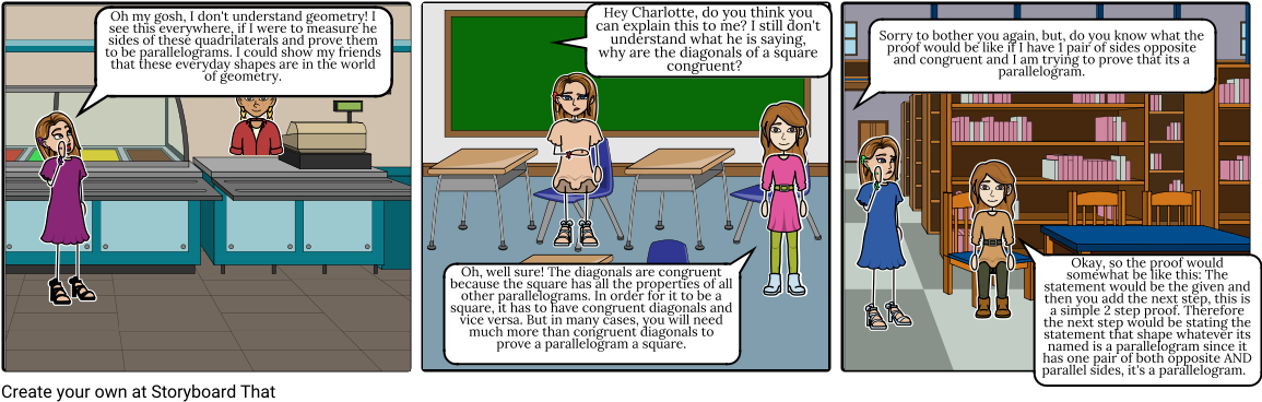 Geometry - Cartoon (1164x385), Png Download