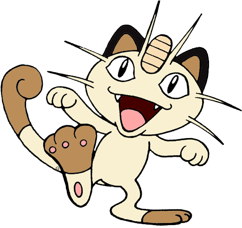 Pikachu, Pichu Caterpie Raichu Raichu Meowth - Pokemon Clip Art Png (500x464), Png Download