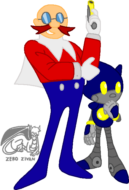 Inverted Gaming - Doctor Eggman - Doctor Eggman (528x704), Png Download