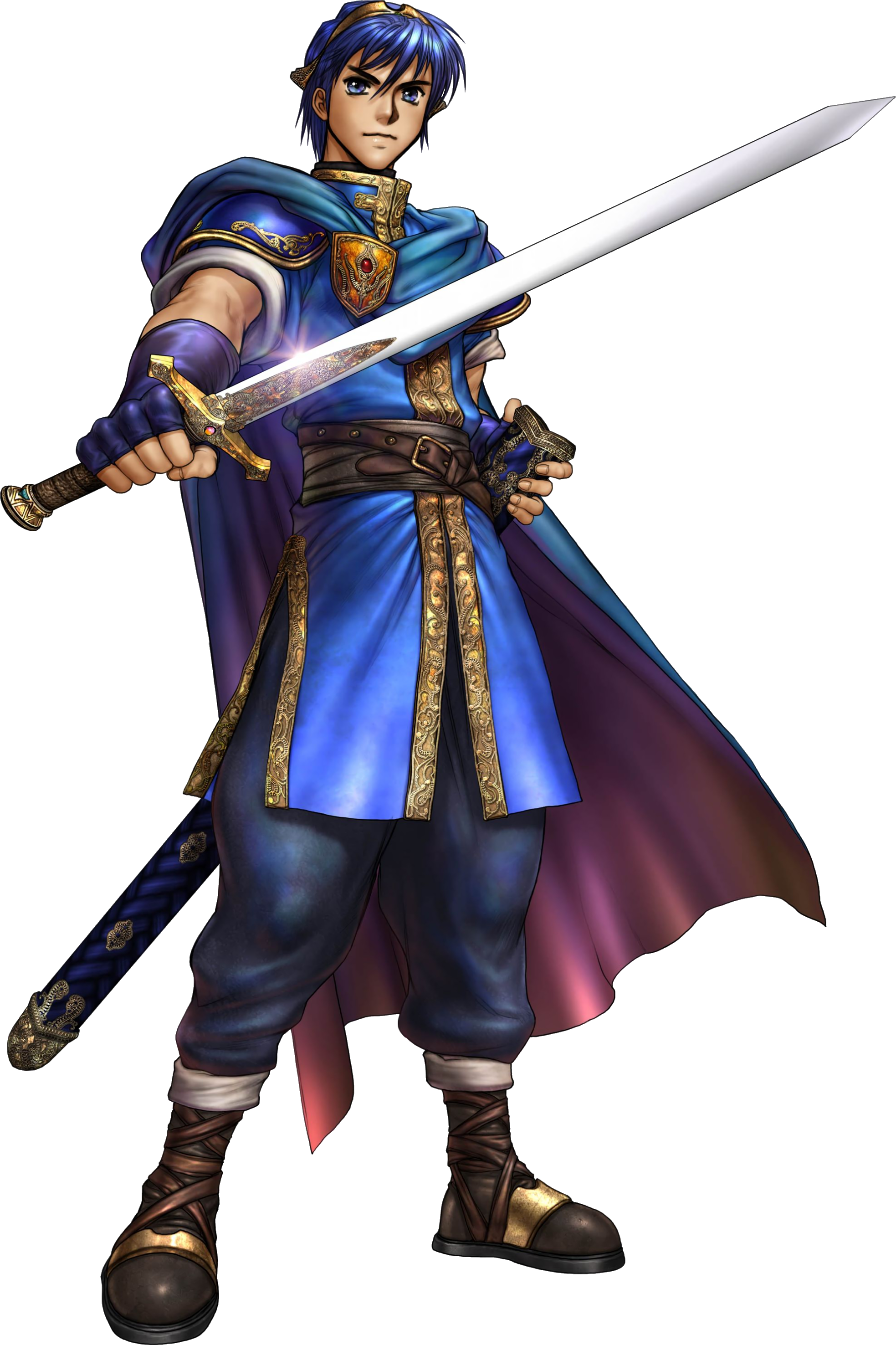 Fire Emblem Shadow Dragon Marth (1967x2952), Png Download