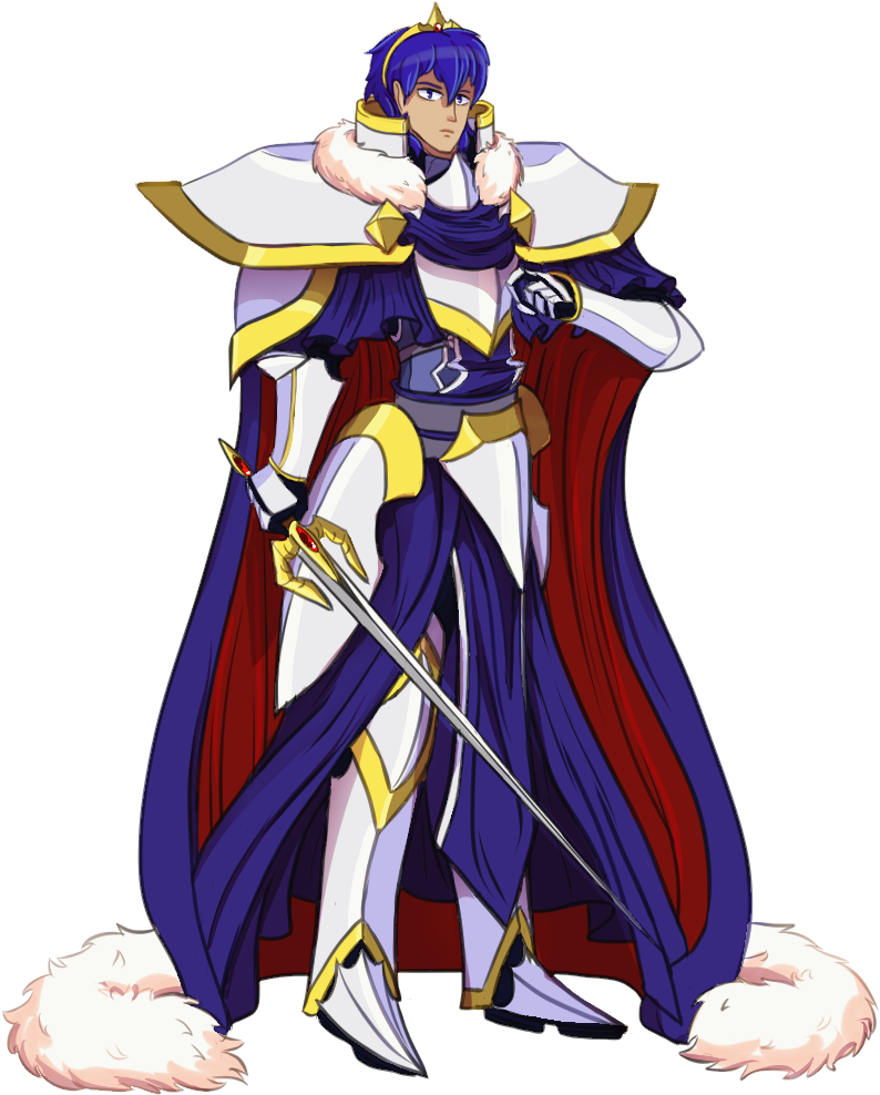 Drew Brave Marth Concept - Cartoon (824x1000), Png Download