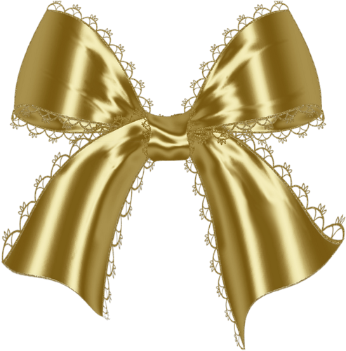Golden Bow Myspace Comments And Graphics Myspace Comments - Gold Glitter Bow Png (500x500), Png Download