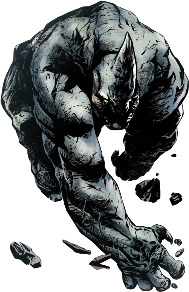 Marvel Rhino Png Clip Library - Marvel Comics Rhino (725x1101), Png Download