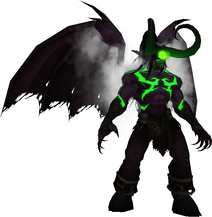 Wow Png Illidan Stormrage - World Of Warcraft Illidan Png (753x735), Png Download