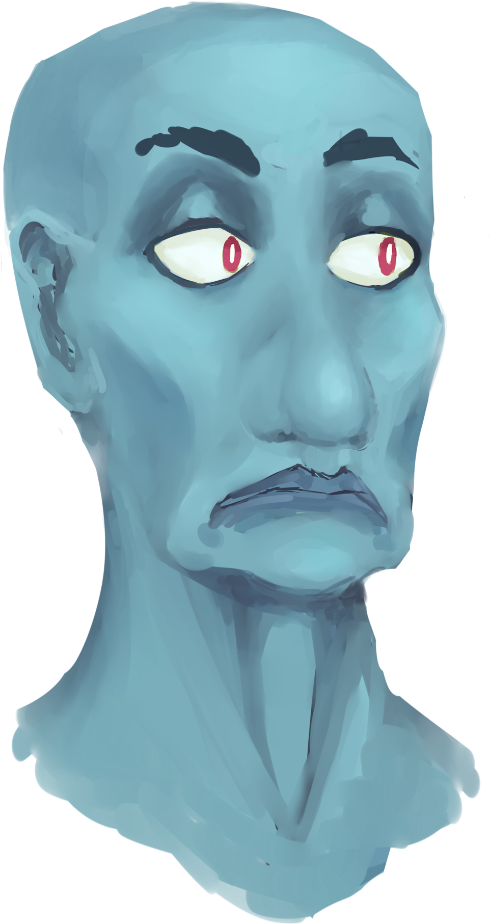 Handsome Squidward Is Very Handsome - Visual Arts (1117x1920), Png Download