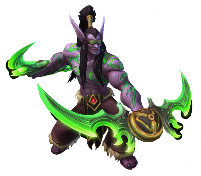 Illidan - Иллидан Пнг (684x599), Png Download