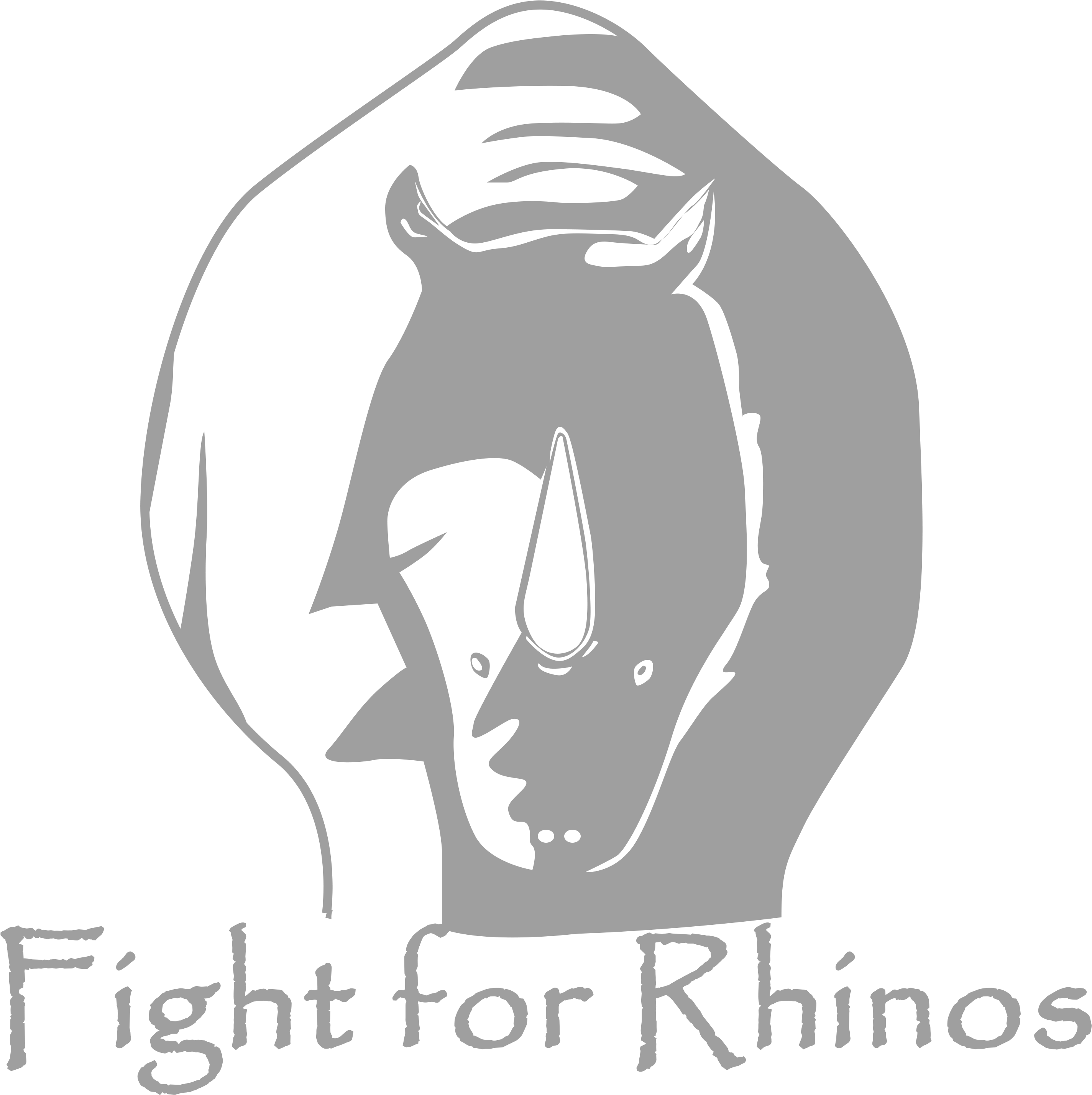 Fight For Rhinos 2 - Helping Rhinos (3398x3000), Png Download