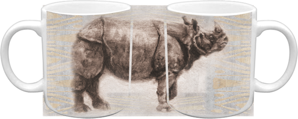 Greater One-horned Rhino - Indian Rhinoceros (600x240), Png Download