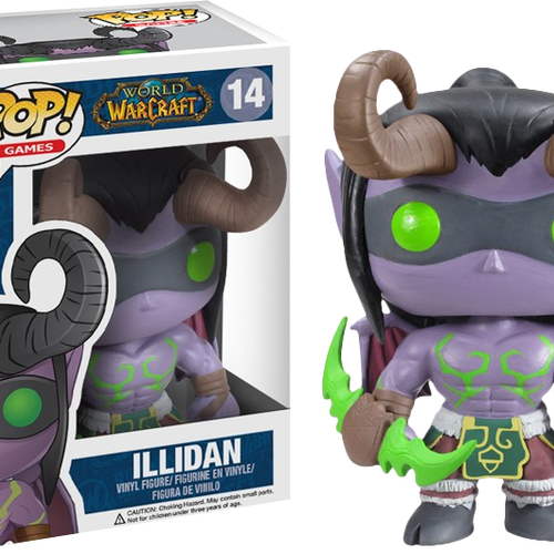 Illidan Wow Funko Pop (500x500), Png Download