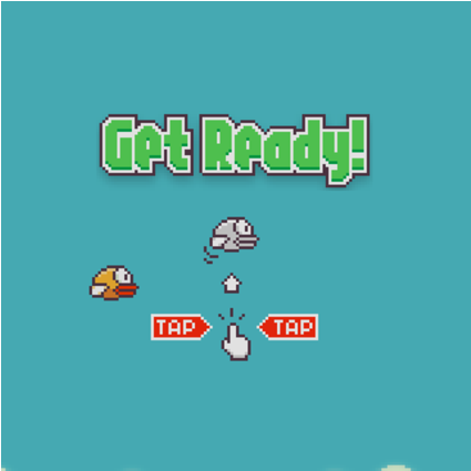 The Game Has A Side-scrolling Format And The Player - Flappy Bird (615x424), Png Download