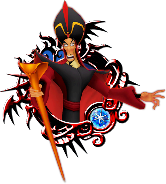 Jafar - Kingdom Hearts Union X 7 Star Medals (577x638), Png Download