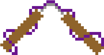 Poison Nunchucks - Pixel Art (520x320), Png Download