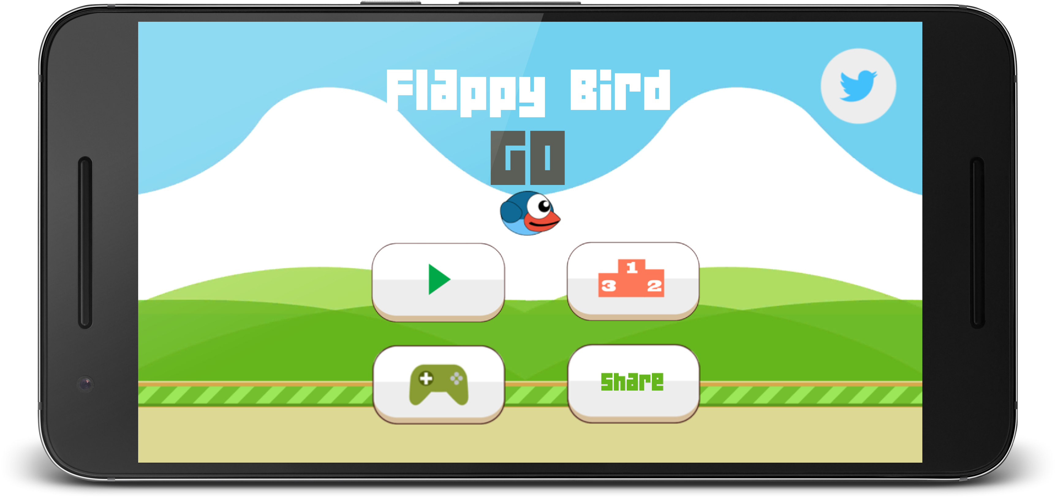 Flappy Bird Pro - Forest (3701x2073), Png Download