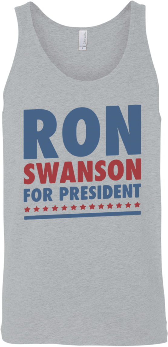 Ron Swanson For President Shirt - Leslie Knope For President 2016 T-shirt (1155x1155), Png Download