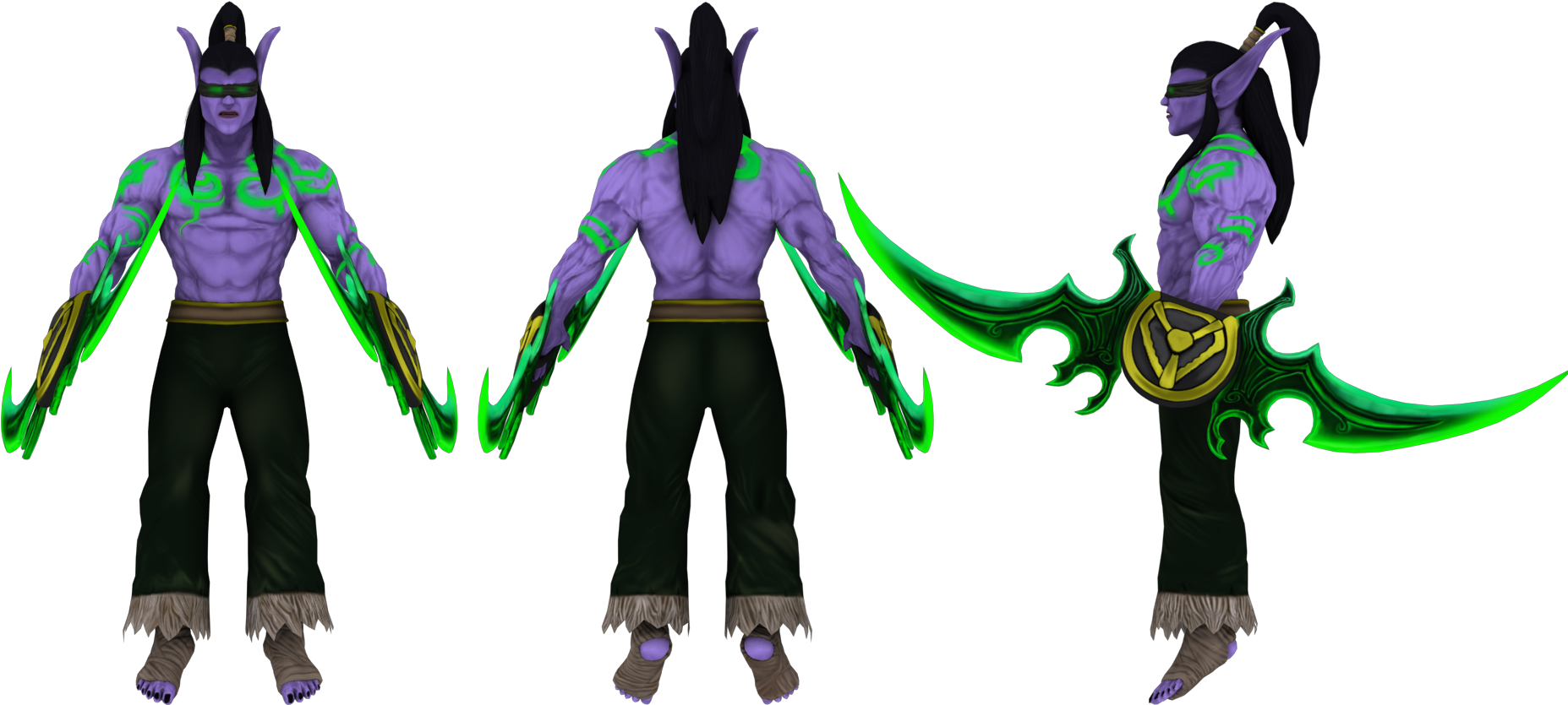 Fan Art Illidan Stormrage From Blizzard Entertainment - Illustration (1920x1080), Png Download