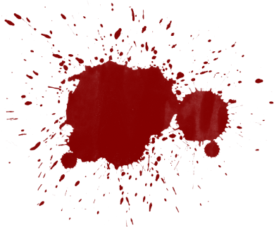 Blood Splatter Forty-three - Blood Png (400x322), Png Download
