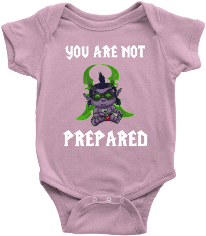 Baby Illidan - Infant Bodysuit - Red White & Cute Tee (480x480), Png Download