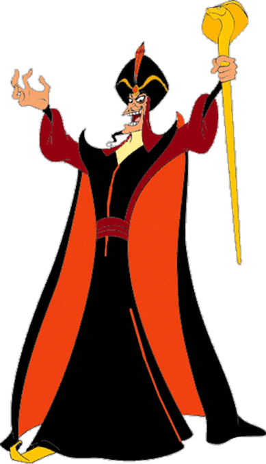 Free Download Jafar Aladdin Costume Clipart Jafar Aladdin - 2-1/4 Ct Jafar Round Cut Red Stone Bridal Ring Set (389x678), Png Download