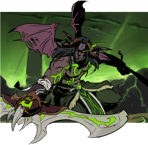 Fantasy Life, Final Fantasy, Illidan Stormrage, Legend - Video Game (500x525), Png Download