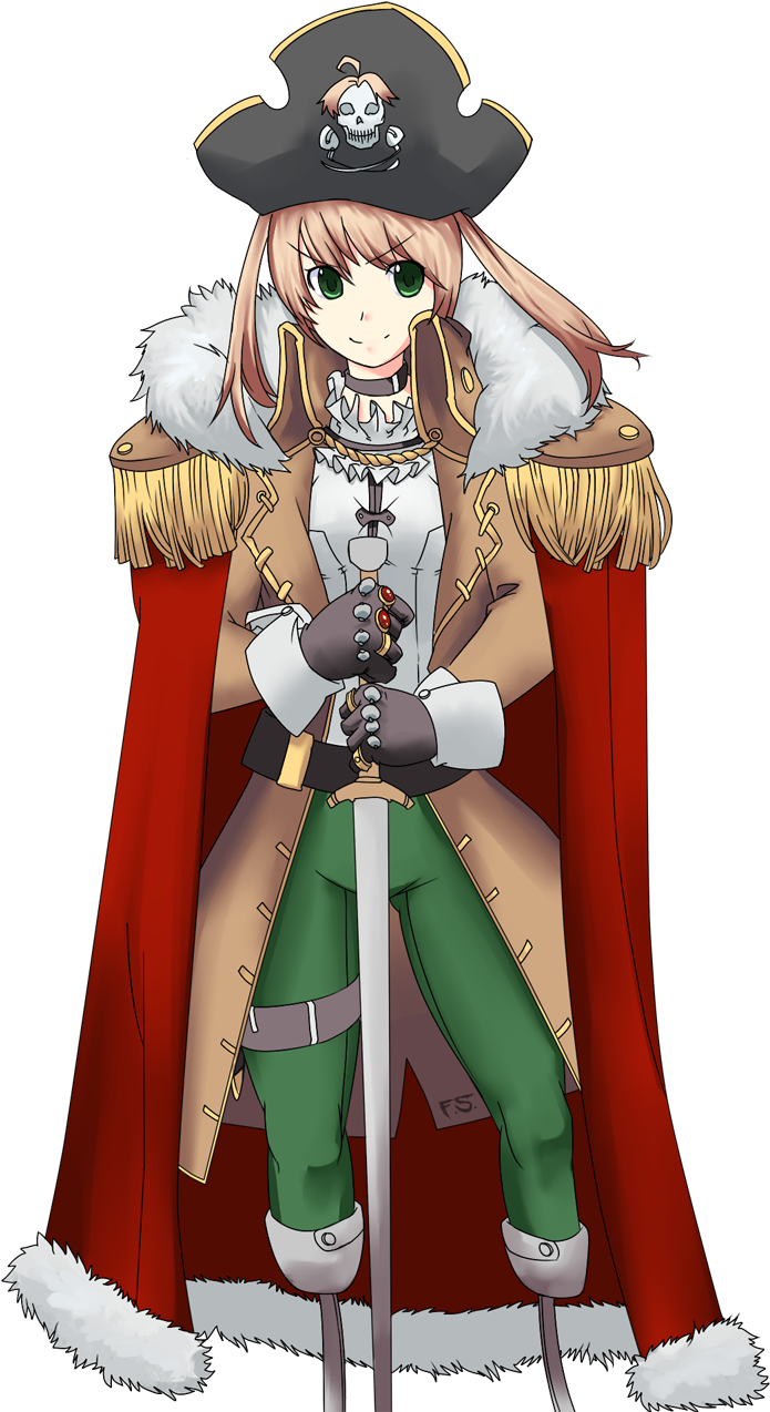 Katawa Shoujo Shizune Fictional Character Anime - Katawa Shoujo Emi Pirate (800x1300), Png Download