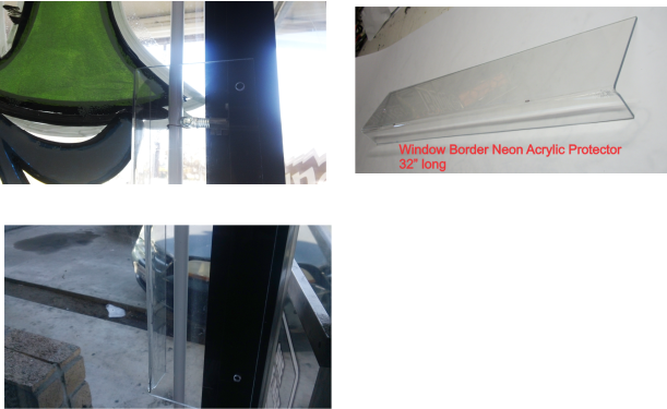 Protect Your Window Border Neon With A Strong Acrylic - Window (611x375), Png Download